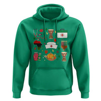 Happy Kwanzaa Nurse Pride Hoodie African Culture Holiday Gift - Wonder Print Shop