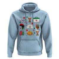 Happy Kwanzaa Nurse Pride Hoodie African Culture Holiday Gift - Wonder Print Shop