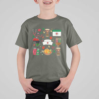 Happy Kwanzaa Nurse Pride T Shirt For Kid African Culture Holiday Gift - Wonder Print Shop
