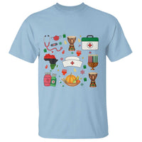 Happy Kwanzaa Nurse Pride T Shirt African Culture Holiday Gift - Wonder Print Shop