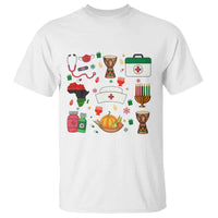 Happy Kwanzaa Nurse Pride T Shirt African Culture Holiday Gift - Wonder Print Shop
