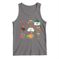 Happy Kwanzaa Nurse Pride Tank Top African Culture Holiday Gift - Wonder Print Shop