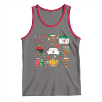 Happy Kwanzaa Nurse Pride Tank Top African Culture Holiday Gift - Wonder Print Shop