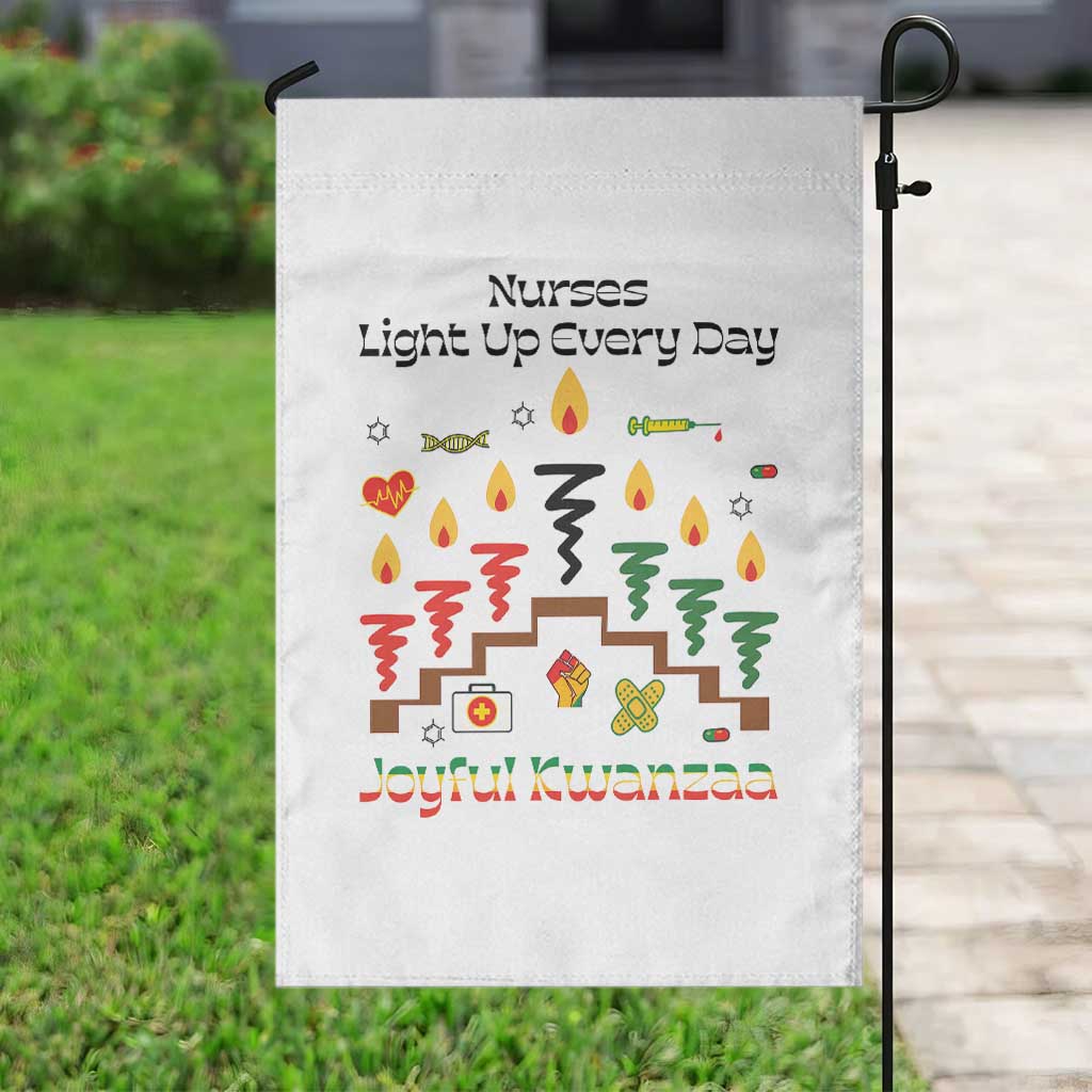 Joyful Kwanzaa Nurse Gift Garden Flag Light Up Everyday - Wonder Print Shop