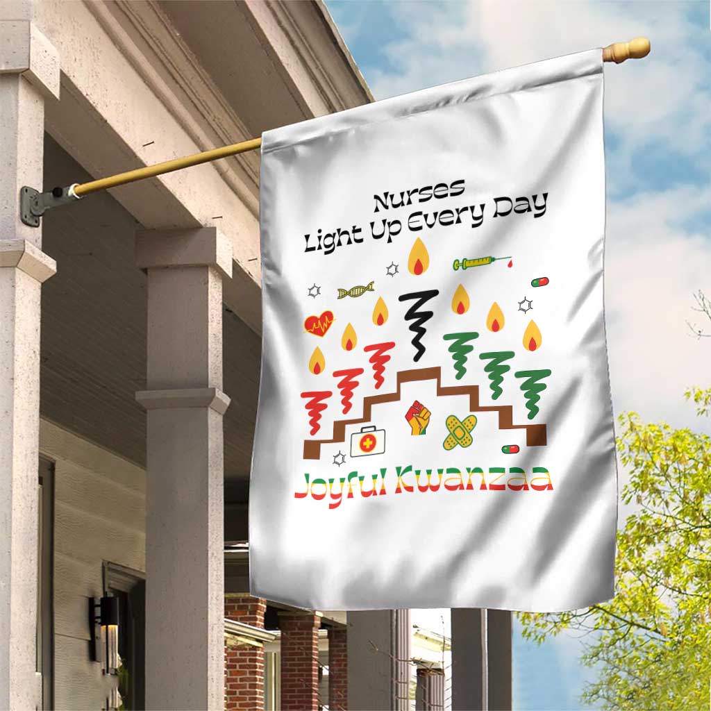 Joyful Kwanzaa Nurse Gift Garden Flag Light Up Everyday - Wonder Print Shop