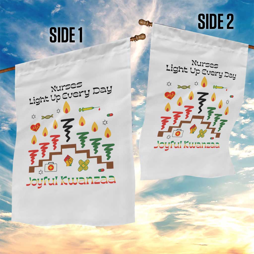 Joyful Kwanzaa Nurse Gift Garden Flag Light Up Everyday - Wonder Print Shop