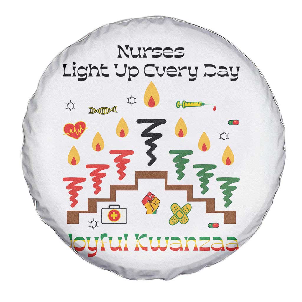 Joyful Kwanzaa Nurse Gift Spare Tire Cover Light Up Everyday - Wonder Print Shop