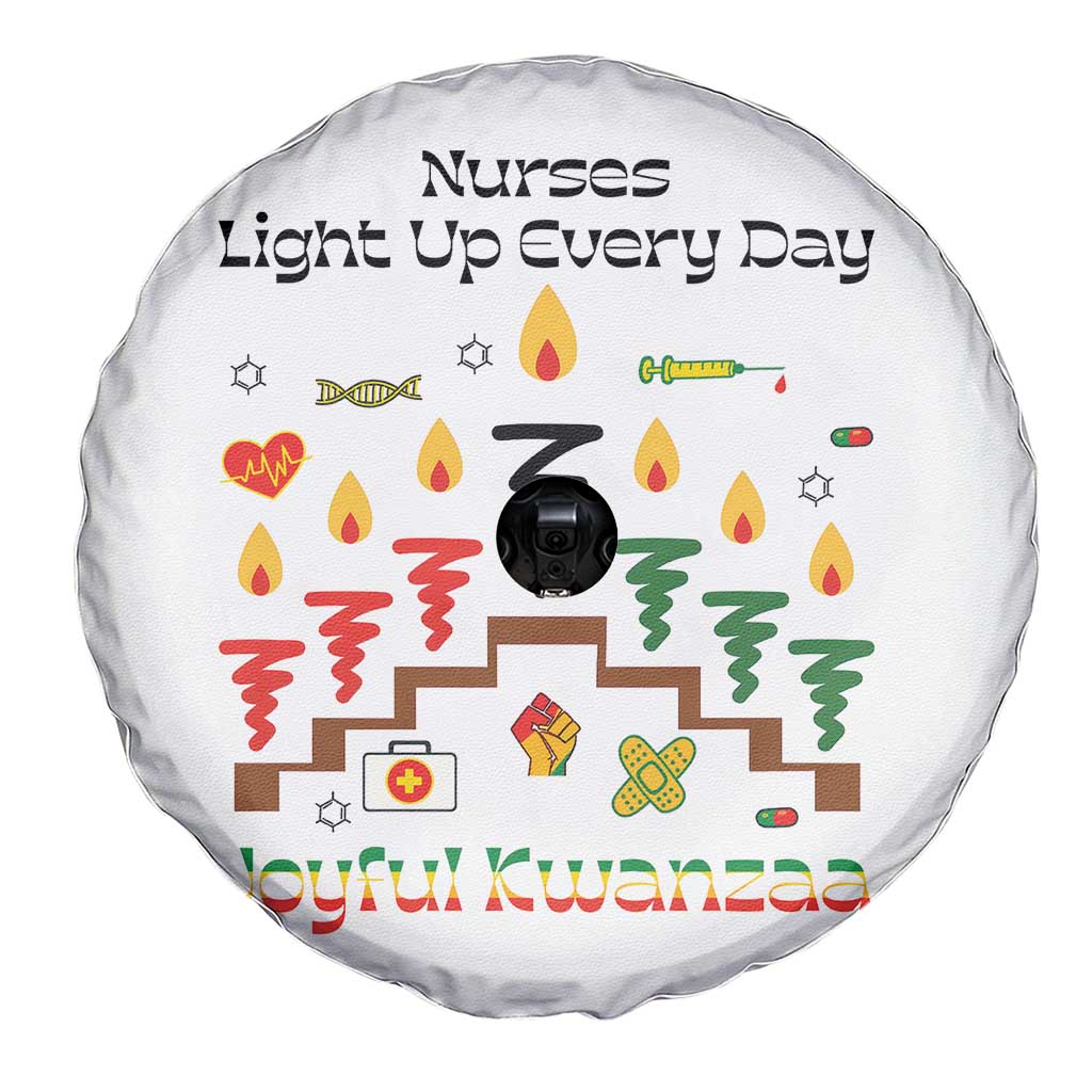 Joyful Kwanzaa Nurse Gift Spare Tire Cover Light Up Everyday - Wonder Print Shop