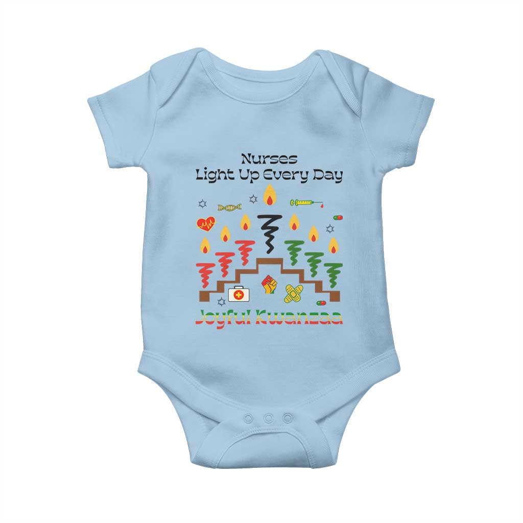 Joyful Kwanzaa Nurse Gift Baby Onesie Light Up Everyday - Wonder Print Shop