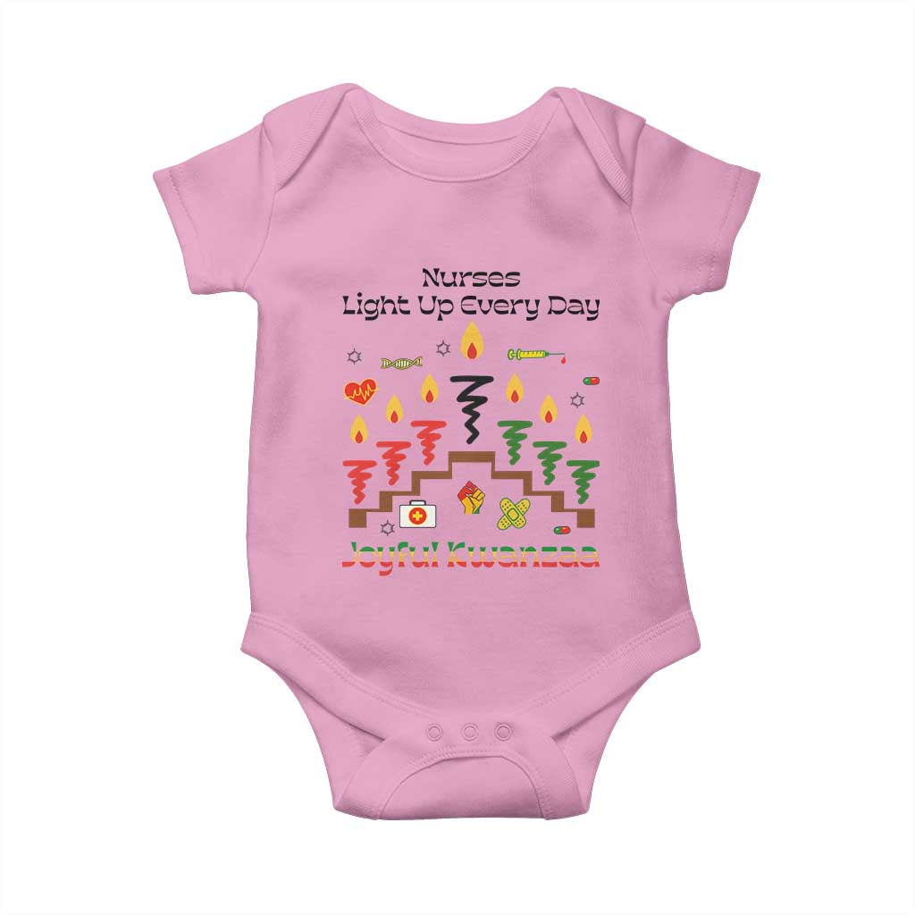 Joyful Kwanzaa Nurse Gift Baby Onesie Light Up Everyday - Wonder Print Shop