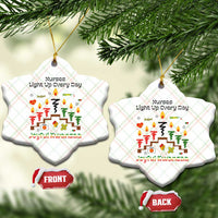 Joyful Kwanzaa Nurse Gift Ceramic Ornament Light Up Everyday - Wonder Print Shop