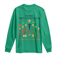 Joyful Kwanzaa Nurse Gift Long Sleeve Shirt Light Up Everyday - Wonder Print Shop