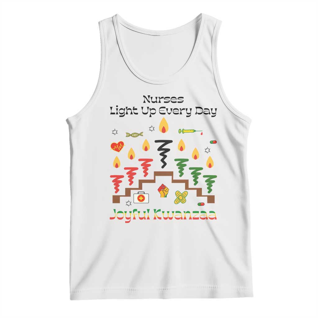 Joyful Kwanzaa Nurse Gift Tank Top Light Up Everyday - Wonder Print Shop