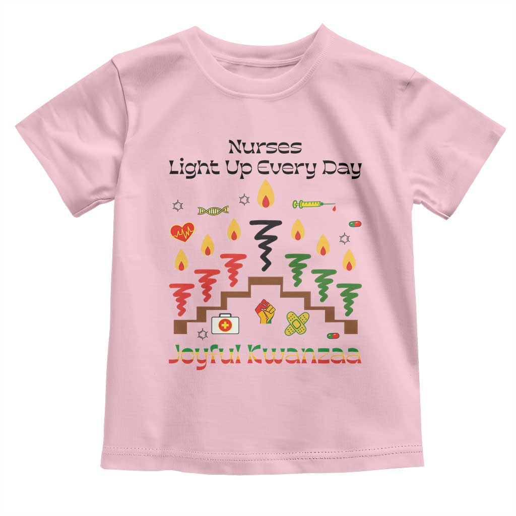 Joyful Kwanzaa Nurse Gift Toddler T Shirt Light Up Everyday - Wonder Print Shop