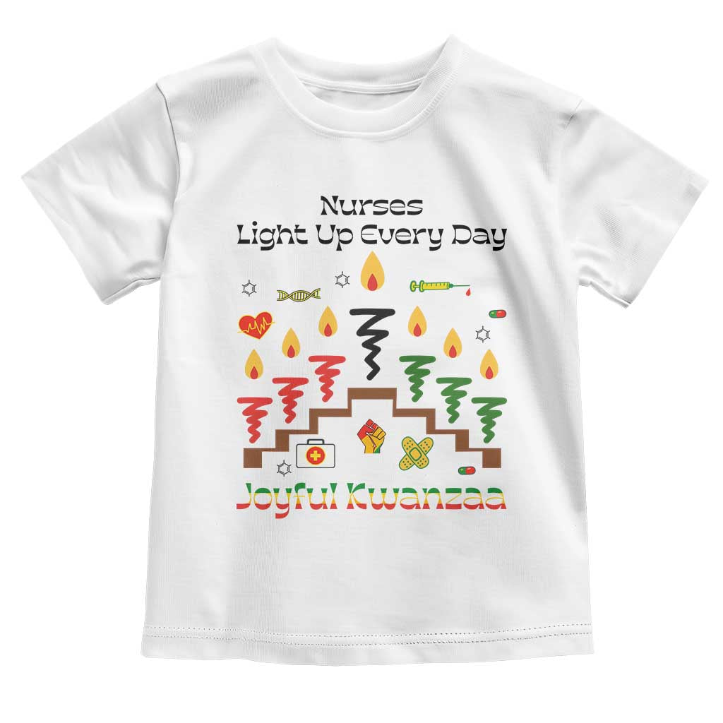 Joyful Kwanzaa Nurse Gift Toddler T Shirt Light Up Everyday - Wonder Print Shop