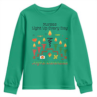 Joyful Kwanzaa Nurse Gift Youth Sweatshirt Light Up Everyday - Wonder Print Shop