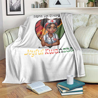 Nurses Light Up Everyday Throw Blanket Joyful Kwanzaa Celebration Gift - Wonder Print Shop