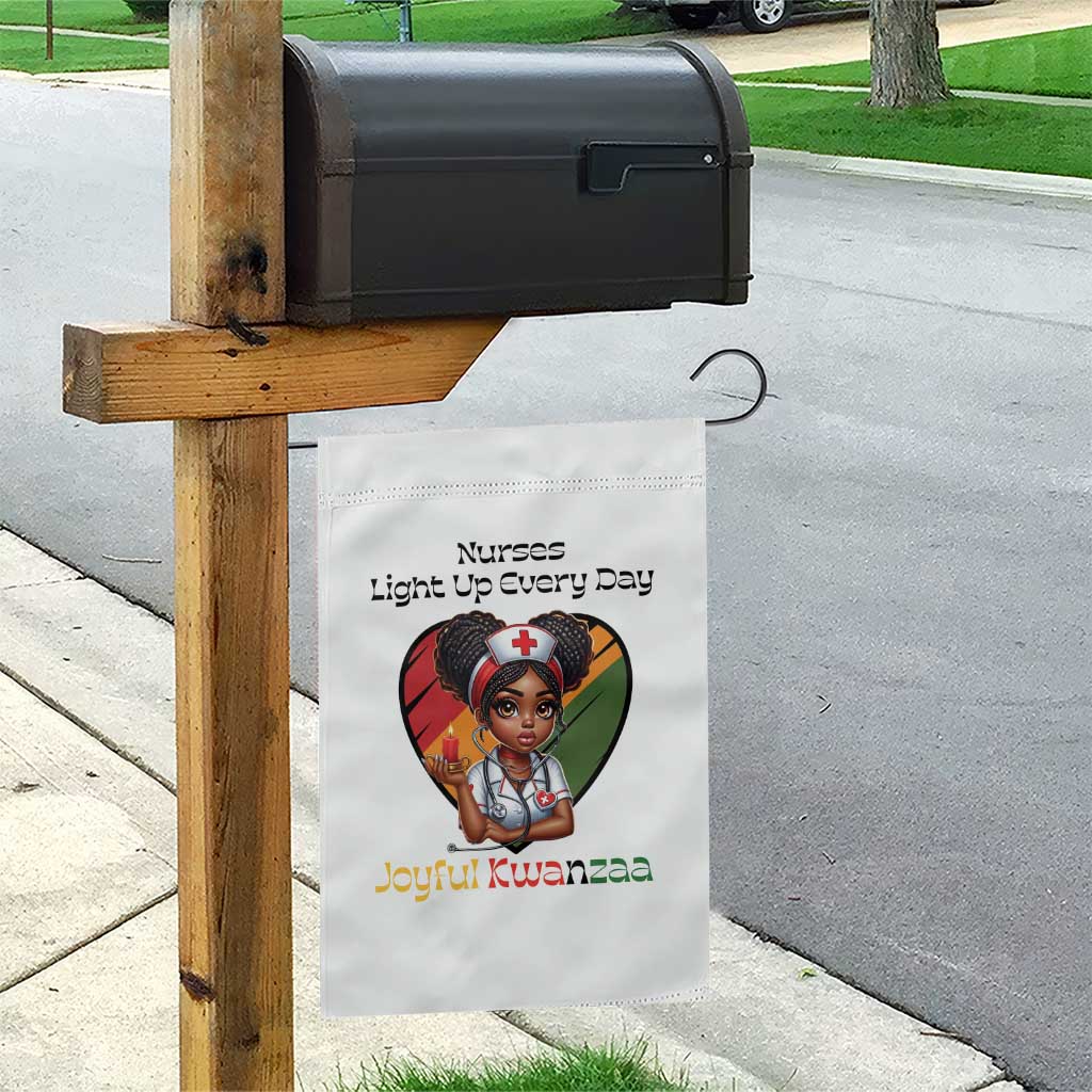 Nurses Light Up Everyday Garden Flag Joyful Kwanzaa Celebration Gift - Wonder Print Shop