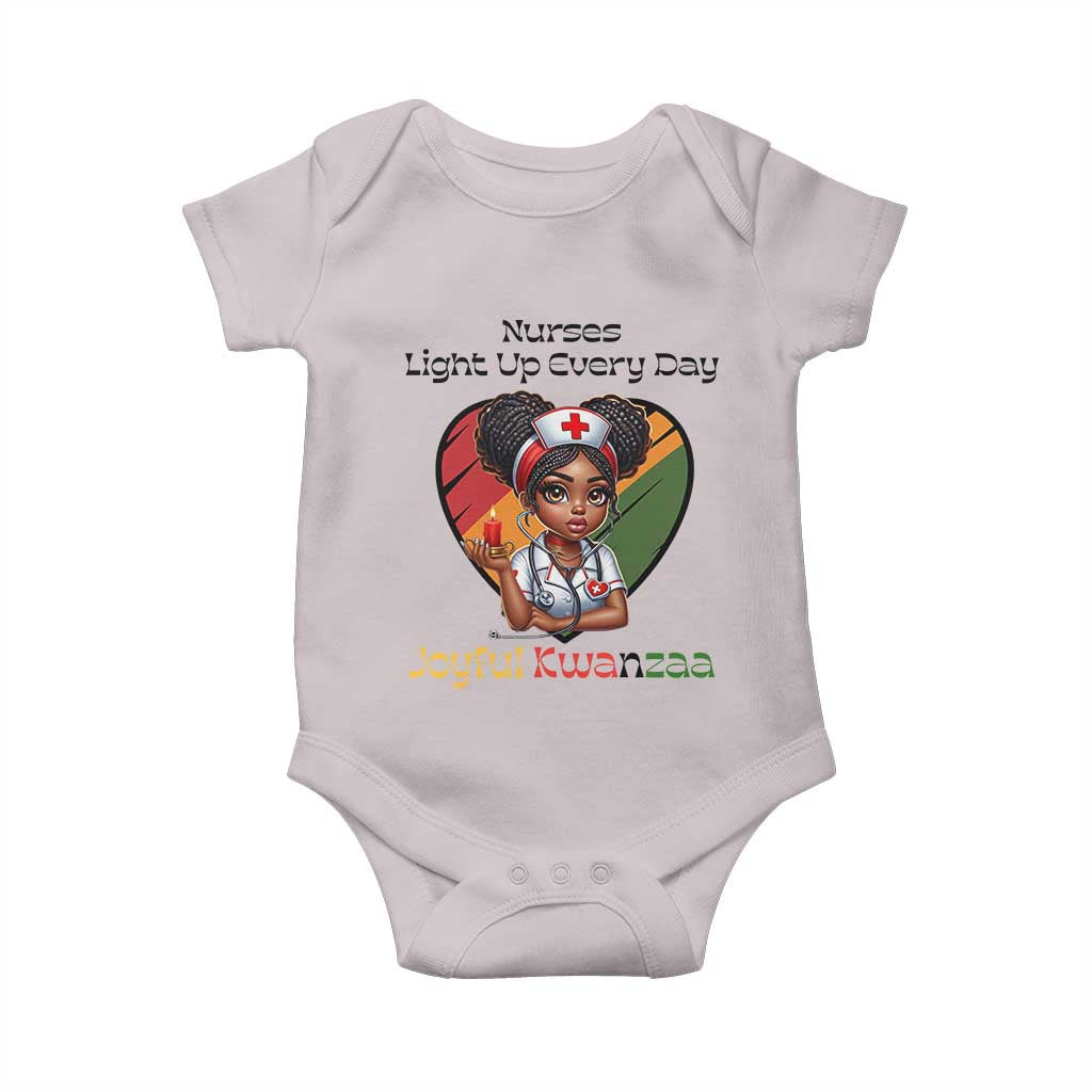 Nurses Light Up Everyday Baby Onesie Joyful Kwanzaa Celebration Gift - Wonder Print Shop