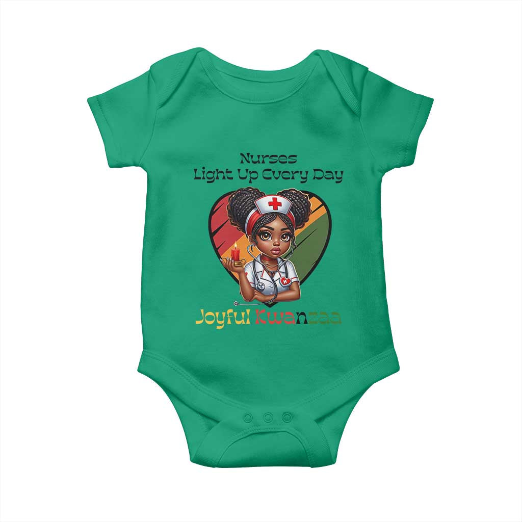 Nurses Light Up Everyday Baby Onesie Joyful Kwanzaa Celebration Gift - Wonder Print Shop