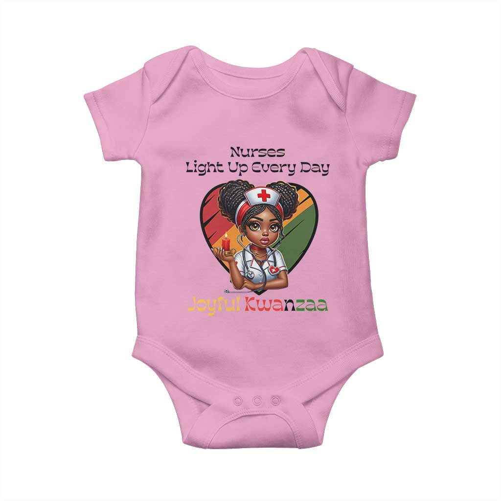 Nurses Light Up Everyday Baby Onesie Joyful Kwanzaa Celebration Gift - Wonder Print Shop
