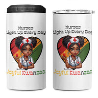 Nurses Light Up Everyday 4 in 1 Can Cooler Tumbler Joyful Kwanzaa Celebration Gift - Wonder Print Shop
