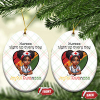 Nurses Light Up Everyday Ceramic Ornament Joyful Kwanzaa Celebration Gift - Wonder Print Shop