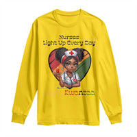 Nurses Light Up Everyday Long Sleeve Shirt Joyful Kwanzaa Celebration Gift - Wonder Print Shop