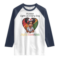 Nurses Light Up Everyday Raglan Shirt Joyful Kwanzaa Celebration Gift - Wonder Print Shop