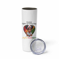 Nurses Light Up Everyday Skinny Tumbler Joyful Kwanzaa Celebration Gift - Wonder Print Shop