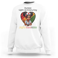 Nurses Light Up Everyday Sweatshirt Joyful Kwanzaa Celebration Gift - Wonder Print Shop