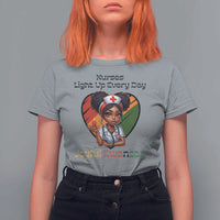 Nurses Light Up Everyday T Shirt For Women Joyful Kwanzaa Celebration Gift - Wonder Print Shop