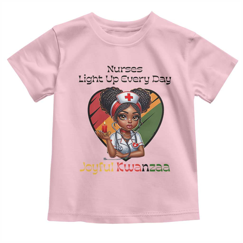 Nurses Light Up Everyday Toddler T Shirt Joyful Kwanzaa Celebration Gift - Wonder Print Shop