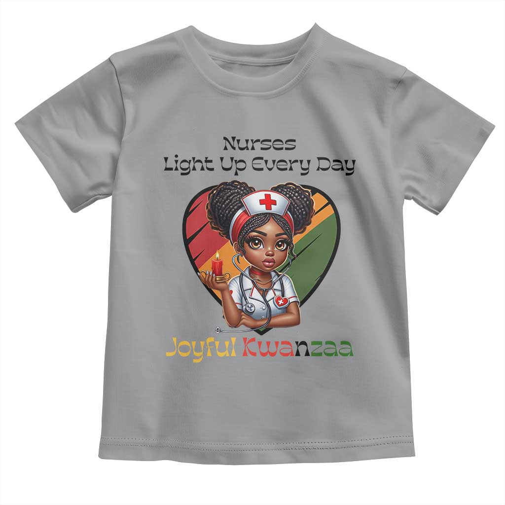 Nurses Light Up Everyday Toddler T Shirt Joyful Kwanzaa Celebration Gift - Wonder Print Shop