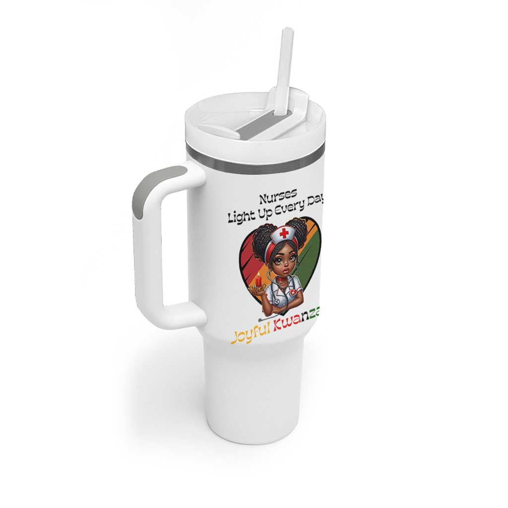 Nurses Light Up Everyday Tumbler With Handle Joyful Kwanzaa Celebration Gift - Wonder Print Shop
