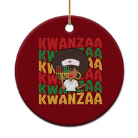 Kwanzaa Nurse Pride Ceramic Ornament African Heritage Holiday Gift - Wonder Print Shop