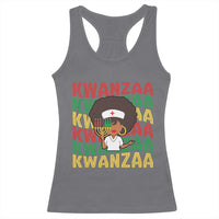 Kwanzaa Nurse Pride Racerback Tank Top African Heritage Holiday Gift - Wonder Print Shop