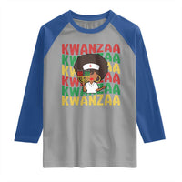 Kwanzaa Nurse Pride Raglan Shirt African Heritage Holiday Gift - Wonder Print Shop