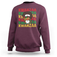 Kwanzaa Nurse Pride Sweatshirt African Heritage Holiday Gift - Wonder Print Shop