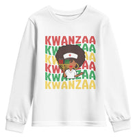 Kwanzaa Nurse Pride Youth Sweatshirt African Heritage Holiday Gift - Wonder Print Shop