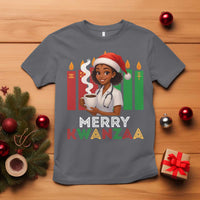 Merry Kwanzaa T Shirt Nurse African American Holiday Celebration Gift - Wonder Print Shop