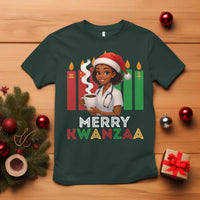 Merry Kwanzaa T Shirt Nurse African American Holiday Celebration Gift - Wonder Print Shop