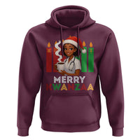 Merry Kwanzaa Hoodie Nurse African American Holiday Celebration Gift - Wonder Print Shop