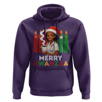 Merry Kwanzaa Hoodie Nurse African American Holiday Celebration Gift - Wonder Print Shop