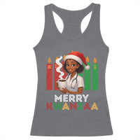 Merry Kwanzaa Racerback Tank Top Nurse African American Holiday Celebration Gift - Wonder Print Shop