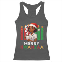 Merry Kwanzaa Racerback Tank Top Nurse African American Holiday Celebration Gift - Wonder Print Shop