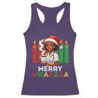 Merry Kwanzaa Racerback Tank Top Nurse African American Holiday Celebration Gift - Wonder Print Shop
