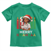 Merry Kwanzaa Toddler T Shirt Nurse African American Holiday Celebration Gift - Wonder Print Shop