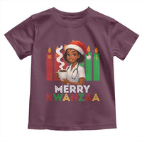 Merry Kwanzaa Toddler T Shirt Nurse African American Holiday Celebration Gift - Wonder Print Shop