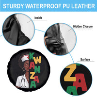 African American Nurse Spare Tire Cover Joyful Kwanzaa Celebration Gift - Wonder Print Shop